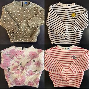Old navy Girls quilted sweatshirts